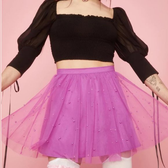 Plum Fairy Glam Mother Tulle Skirt - Picture 5 of 7